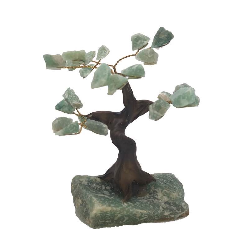 Gemstone Bonsai Tree, Small (Green Quartz)